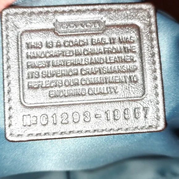 Coach Silver Quilted Leather Shopper Tote Style Number 19857 EUC - Picture 2 of 16